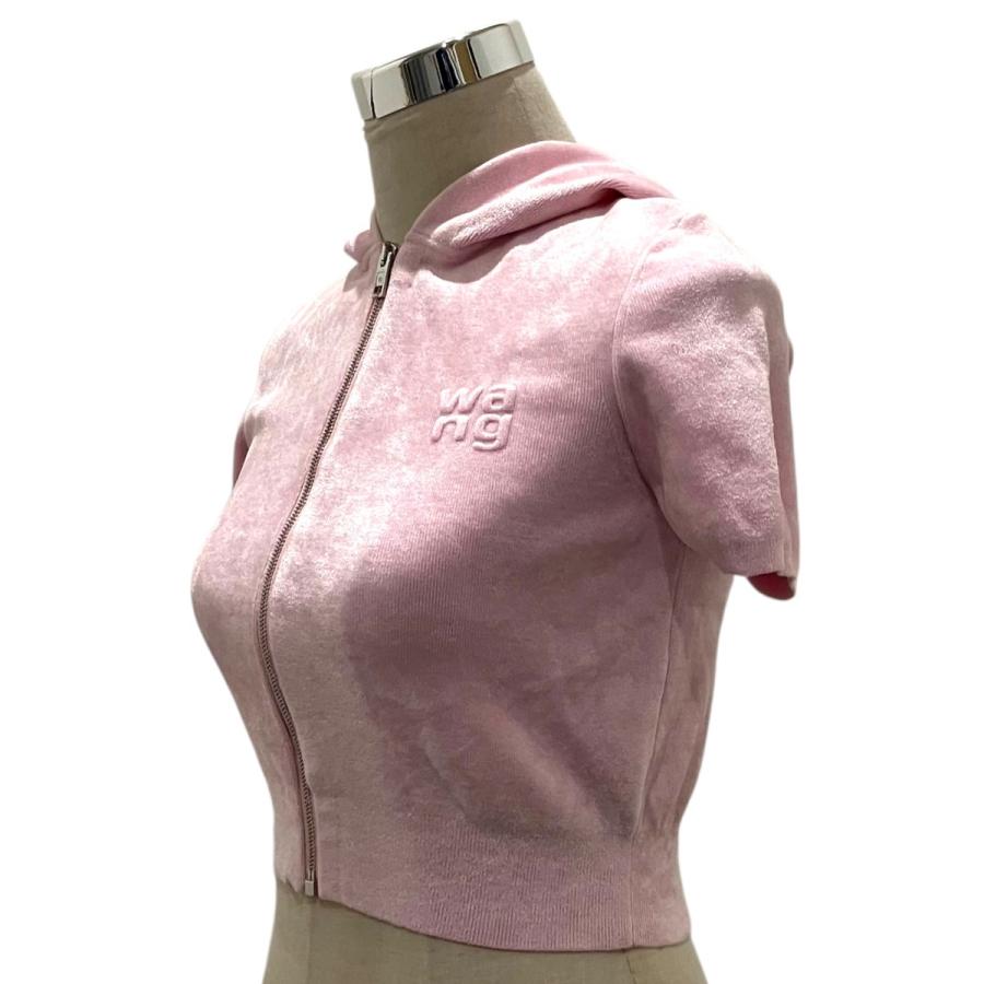 alexanderwang（アレキサンダー・ワン） 半袖パーカー ピンク サイズ