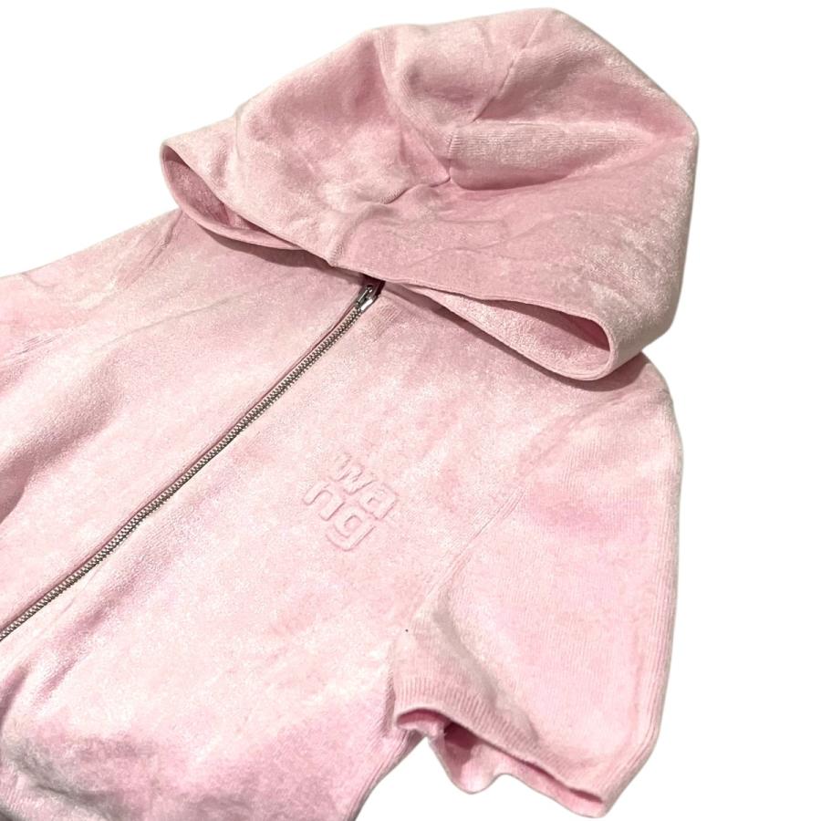 alexanderwang（アレキサンダー・ワン） 半袖パーカー ピンク サイズ