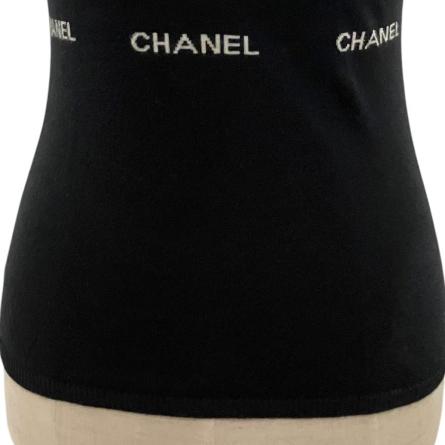 CHANEL（シャネル） ノースリーブロゴニット P23132V01543 ブラック