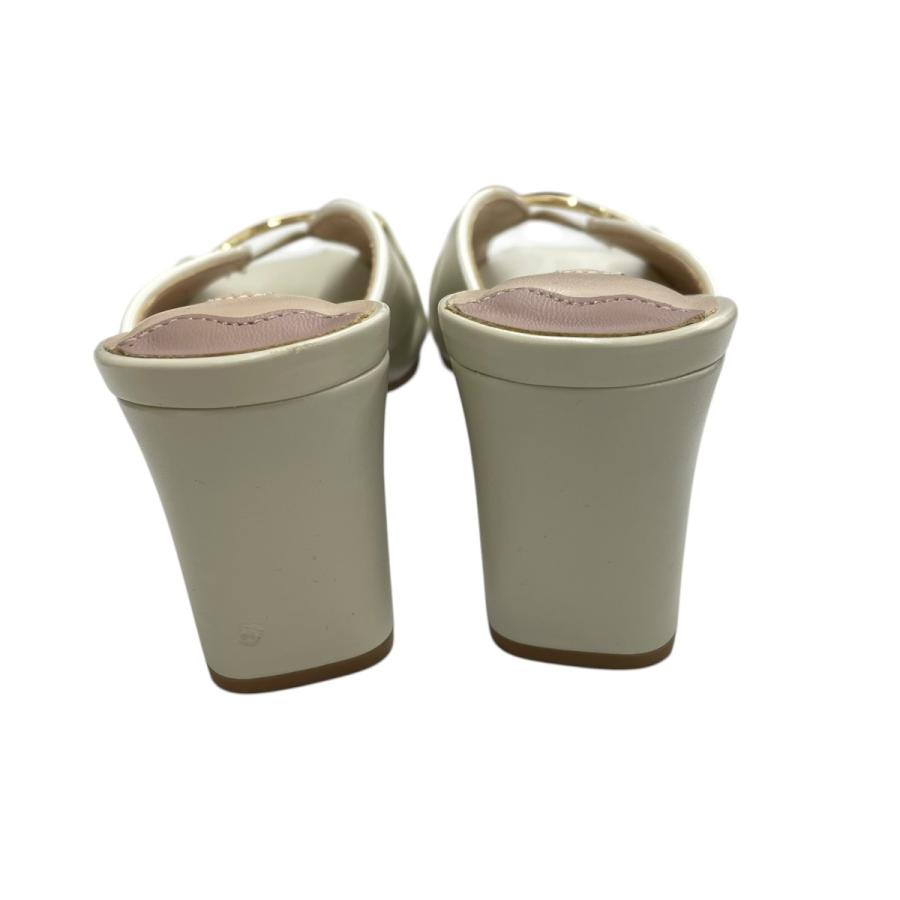 Her lip to ハーリップトゥ Her lip to Toe Mules サンダル アイボリー