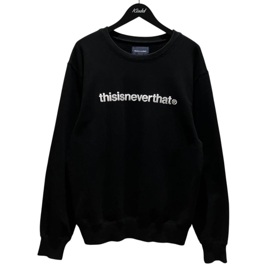 thisisneverthat ブラック スウェット M thisisneverthat（ディスイズネバーザット） スウェット SP01-010224