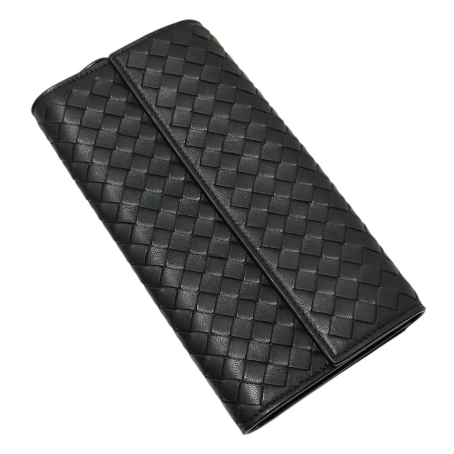 美品 現行 付属品完備 Bottega Veneta 長財布 イントレチャート BOTTEGA VENETA（ボッテガ・ヴェネタ） イントレチャート長財布