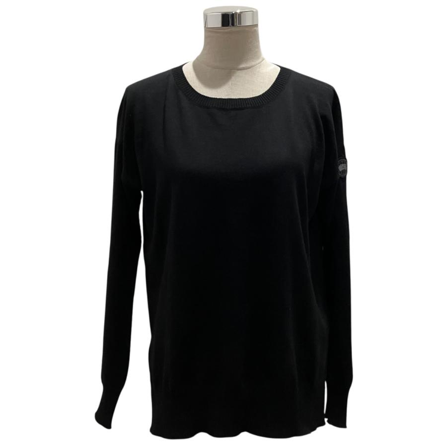 カナダグース 黒 ニット CANADA GOOSE（カナダグース） 【Buttermere Crew Neck】 ウールニット