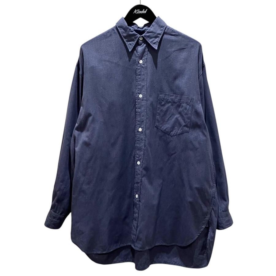 COMOLI（コモリ） 【ヨリ杢ワークシャツ】 長袖シャツ Z01-02092