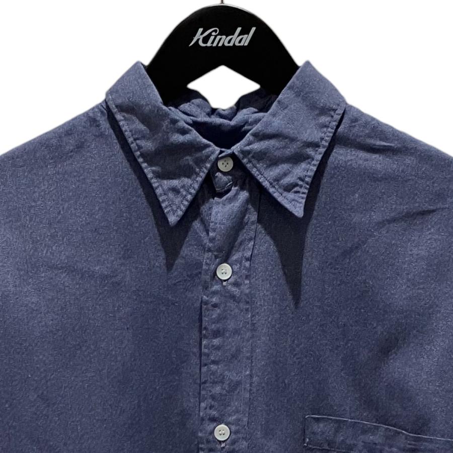 COMOLI（コモリ） 【ヨリ杢ワークシャツ】 長袖シャツ Z01-02092
