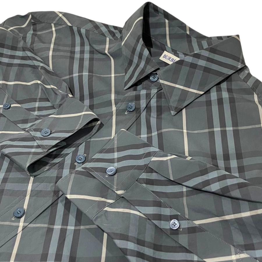 BURBERRY（バーバリー） BURBERRY 25SS チェックシャツ 8108726 ブルー