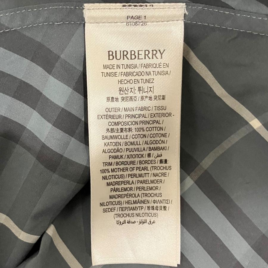 バーバリー チェック シャツ S BURBERRY（バーバリー） BURBERRY 25SS チェックシャツ 8108726 ブルー