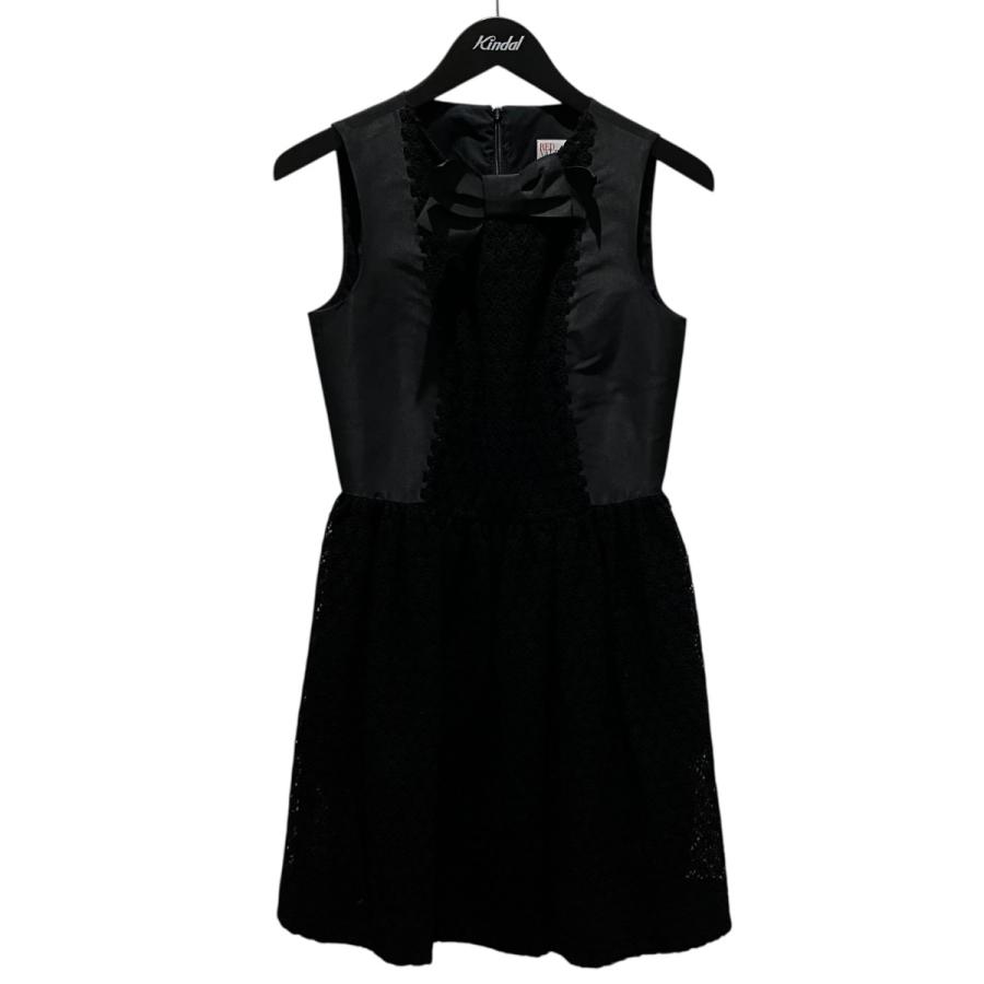 RED VALENTINO（レッドヴァレンティノ） 切替ノースリーブワンピース 