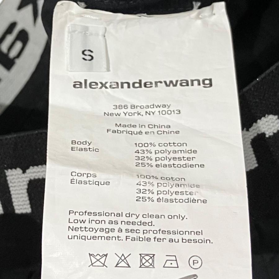 alexanderwang（アレキサンダー・ワン） ウエストロゴパンツ ブラック