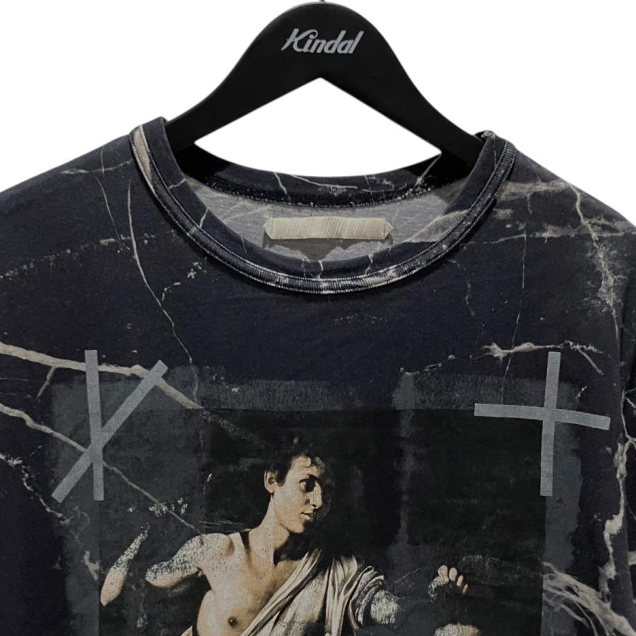 off white（オフホワイト） マーブルTシャツ ブラック サイズ：XS