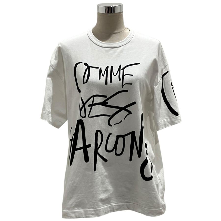 COMME des GARCONS（コムデギャルソン） 手書きロゴ風Tシャツ OK-T104