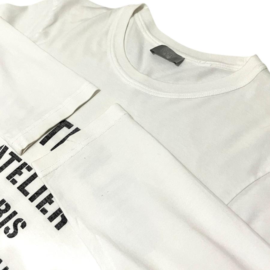 Dior HOMME ディオールオム Homme 長袖Tシャツ 043J611A0589 ホワイト 