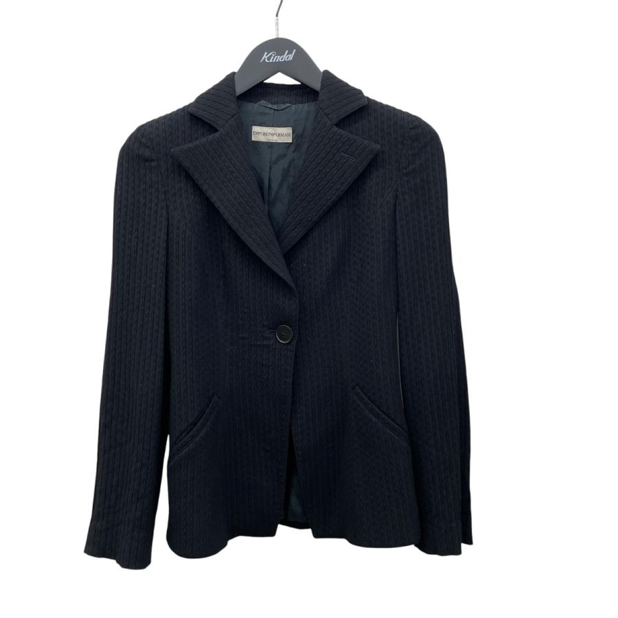 EMPORIO ARMANI エンポリオアルマーニ テーラードジャケット ブラック 