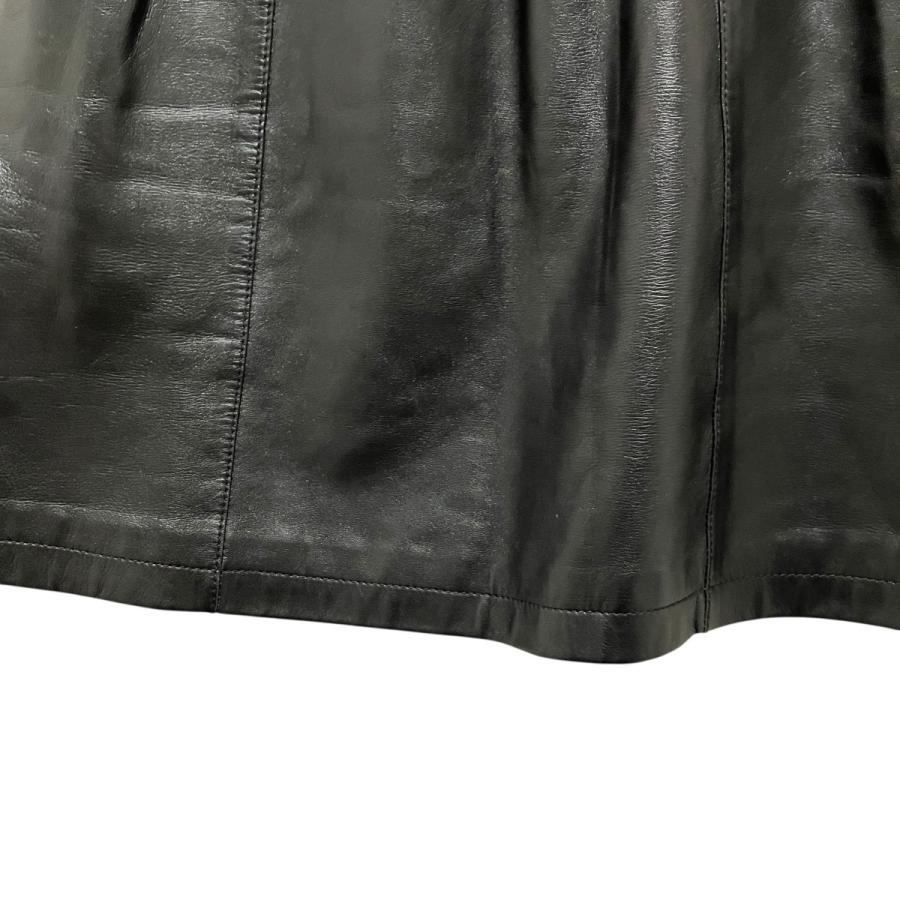 CELINE（セリーヌ） レザースカート 2H343151T ブラック サイズ：34