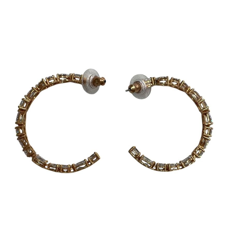 スワロフスキー　フープピアス ローズゴールド　箱・袋付きSWAROVSKI 新品 SWAROVSKI（スワロフスキー） フープピアス ローズゴールド