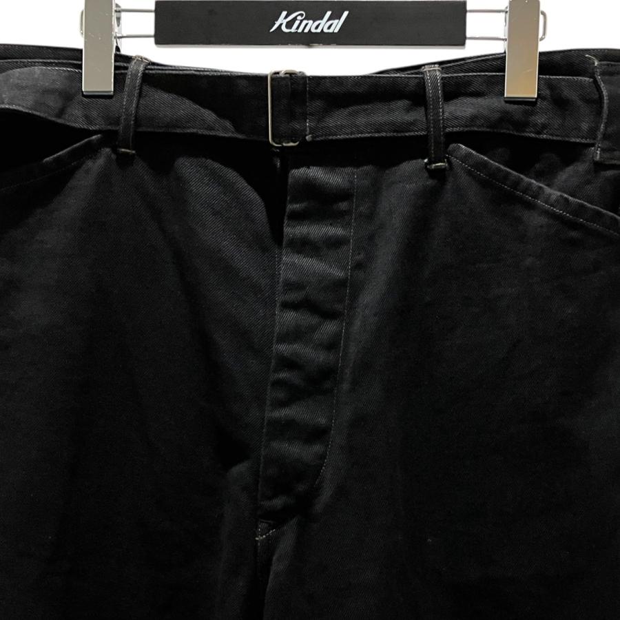 COMOLI（コモリ） COMOLI 26SS ベルテットデニムパンツ D01-03001