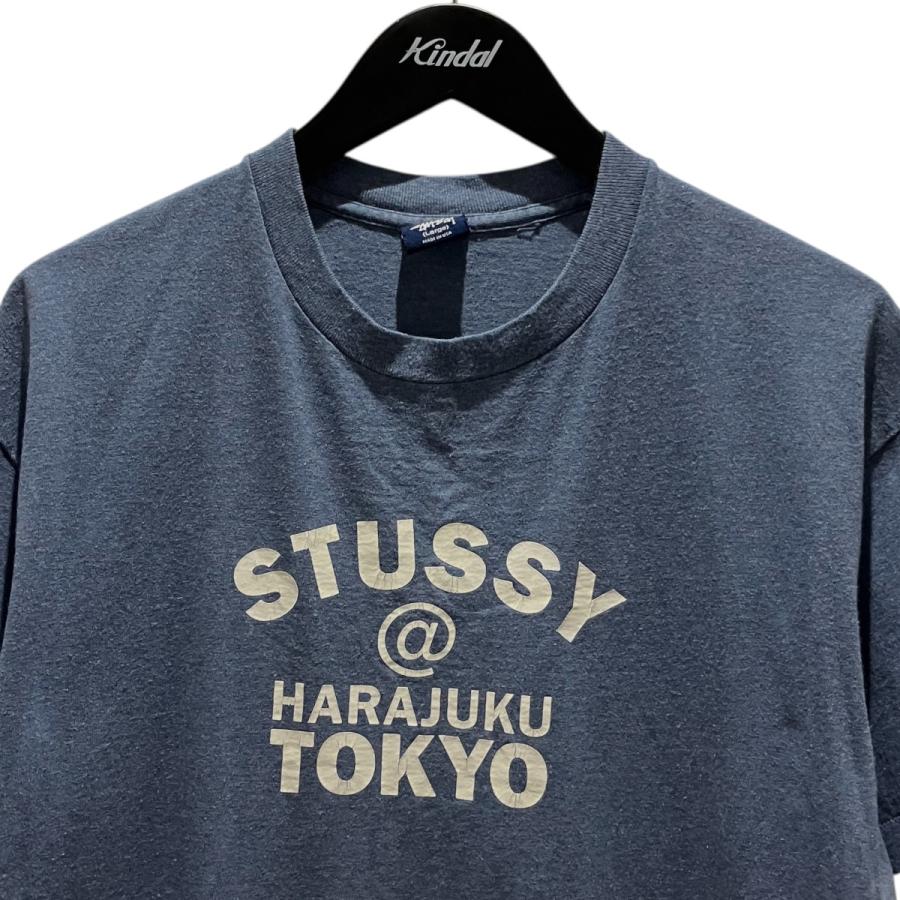 STUSSY（ステューシー） 【@HARAJUKU LIMITED】 半袖Tシャツ ネイビー