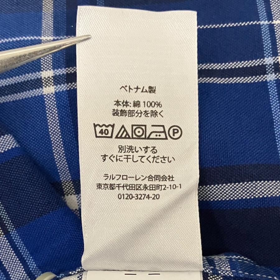 POLO RALPH LAUREN（ポロ・ラルフローレン） 胸ロゴチェックシャツ