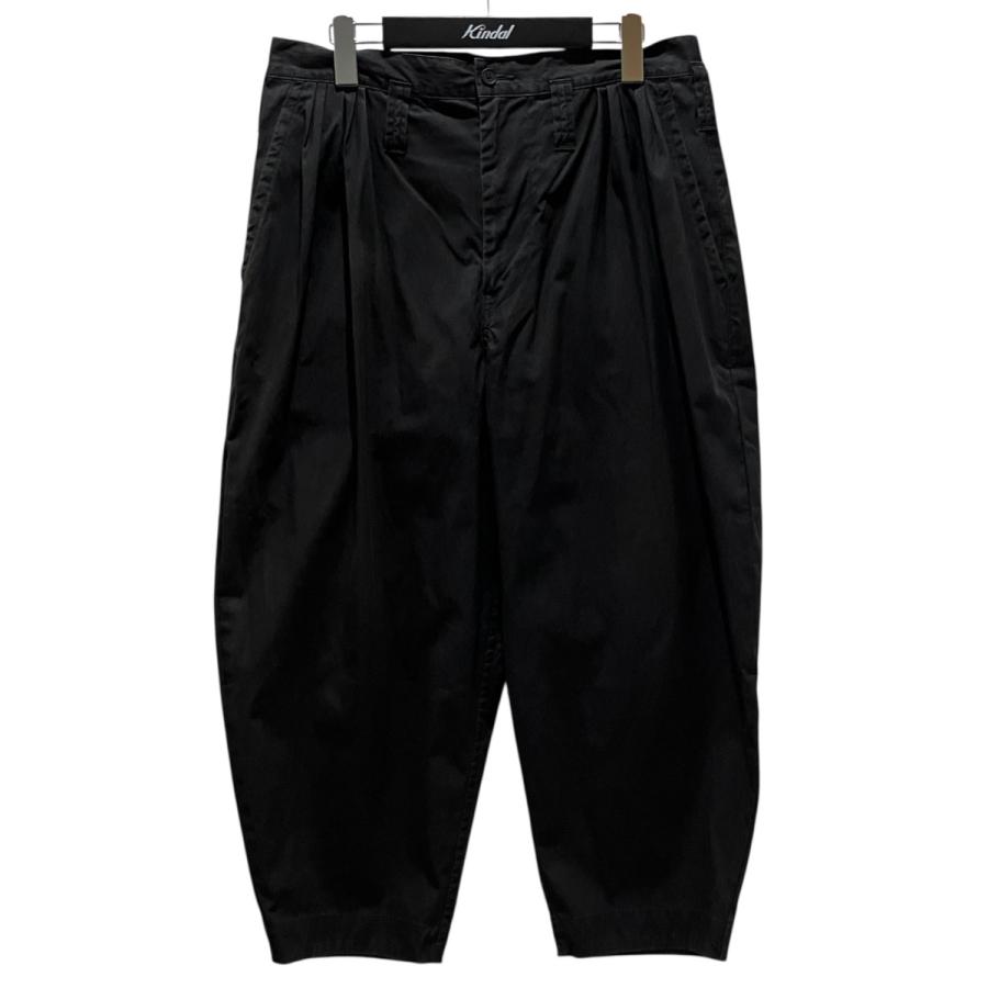 Porter Classic ウェザーパンツ　ブラック PORTER CLASSIC（ポータークラシック） 【Weather Jazz Pants】 タック