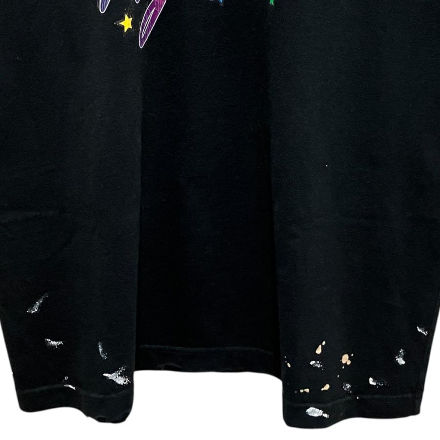 BALENCIAGA（バレンシアガ） ダメージ加工Tシャツ 641675 ブラック