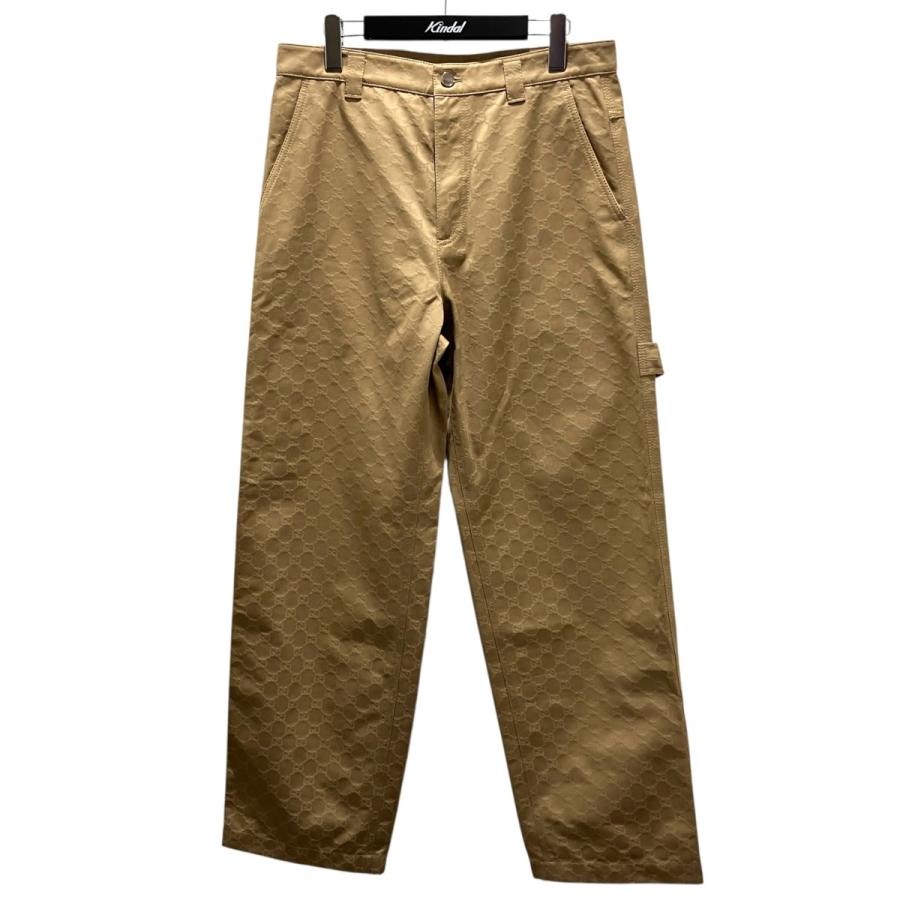 GUCCI（グッチ） GUCCI GGペインターパンツ 824264 ベージュ サイズ