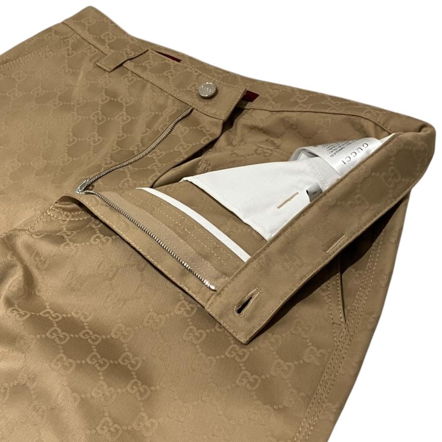 GUCCI ガウチョパンツ ベージュ サイズ40 GUCCI（グッチ） GUCCI GGペインターパンツ 824264 ベージュ サイズ
