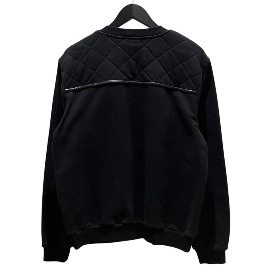 PRADA（プラダ） レザー切替スウェット UJL828 ブラック サイズ：M