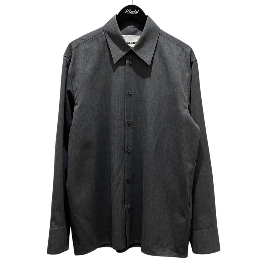 JIL SANDER（ジルサンダー） 【FINE WOOL RIPSTOP SHIRT】 ウール 