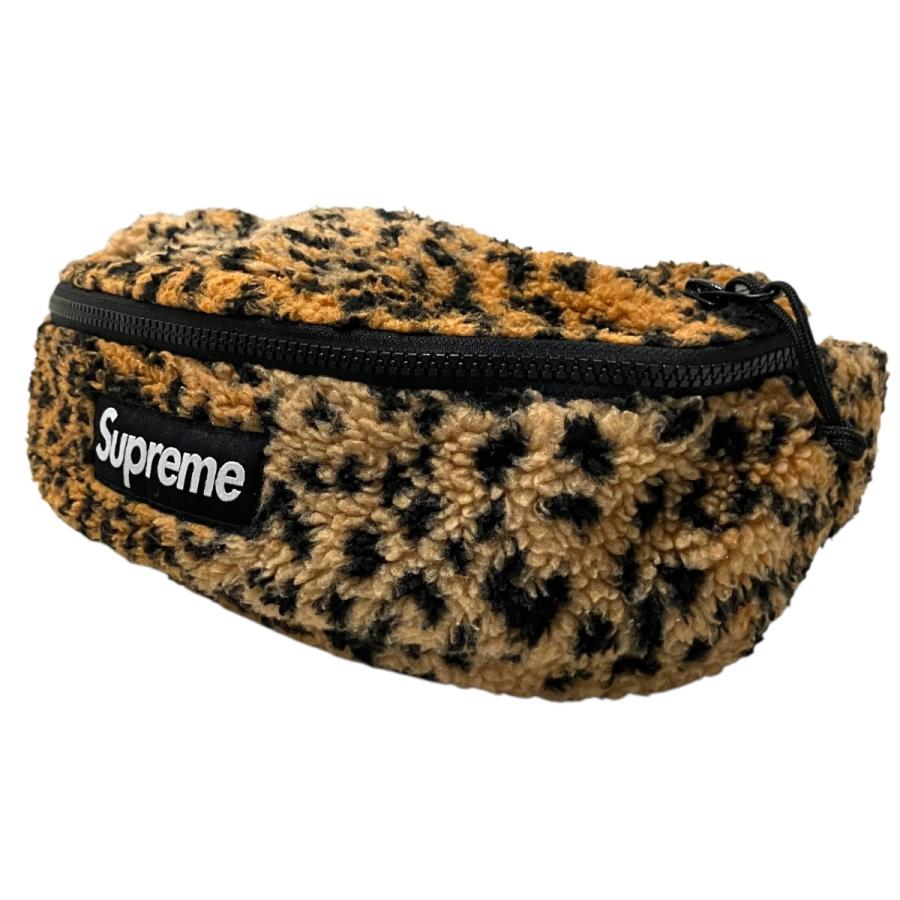 Supreme（シュプリーム） レオパード柄 ウエストバッグ イエロー