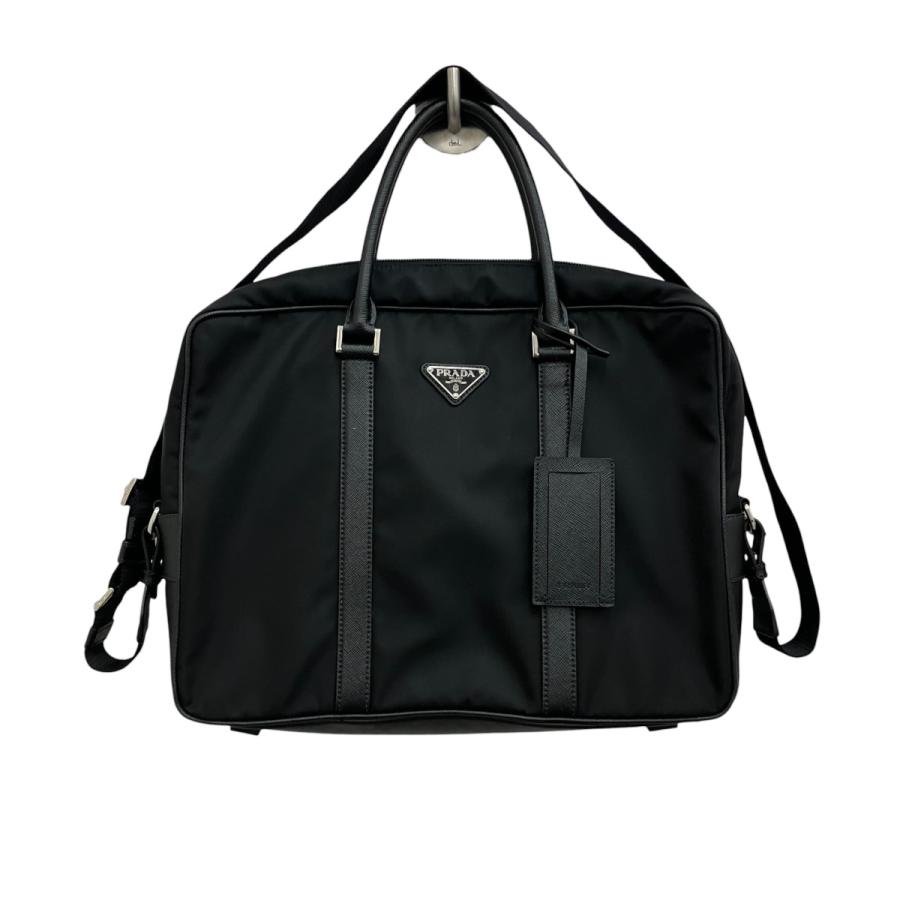 B*p様 PRADA ビジネスバッグ トラベル ハンド 2WAY カバン プラダ PRADA（プラダ） ビジネス2wayハンドバッグ ブラック : カインドオル