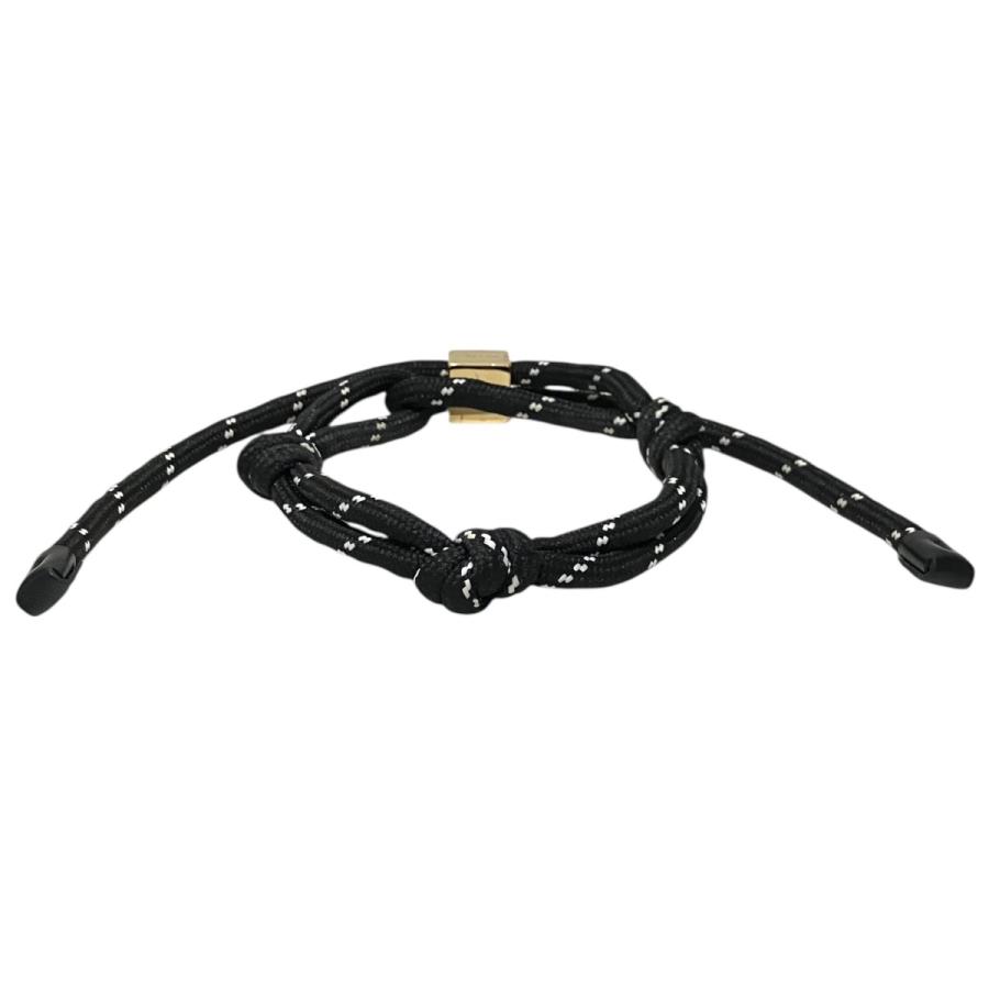 miu miu（ミュウミュウ） コードブレスレット ブラック : カインドオル
