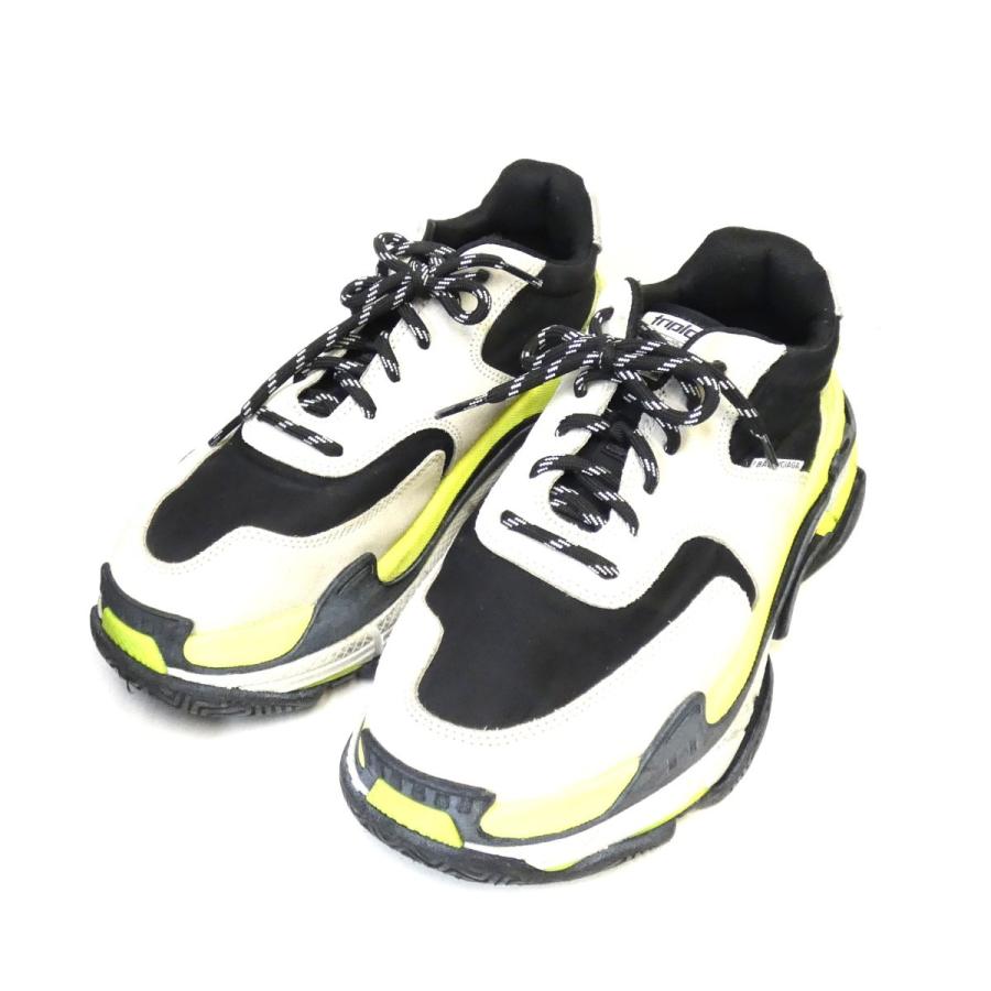 Balenciaga 5338 Triple S 2 0 スニーカー グレー ネオンイエロー サイズ 41 新宿店annex Www Unipymes Com
