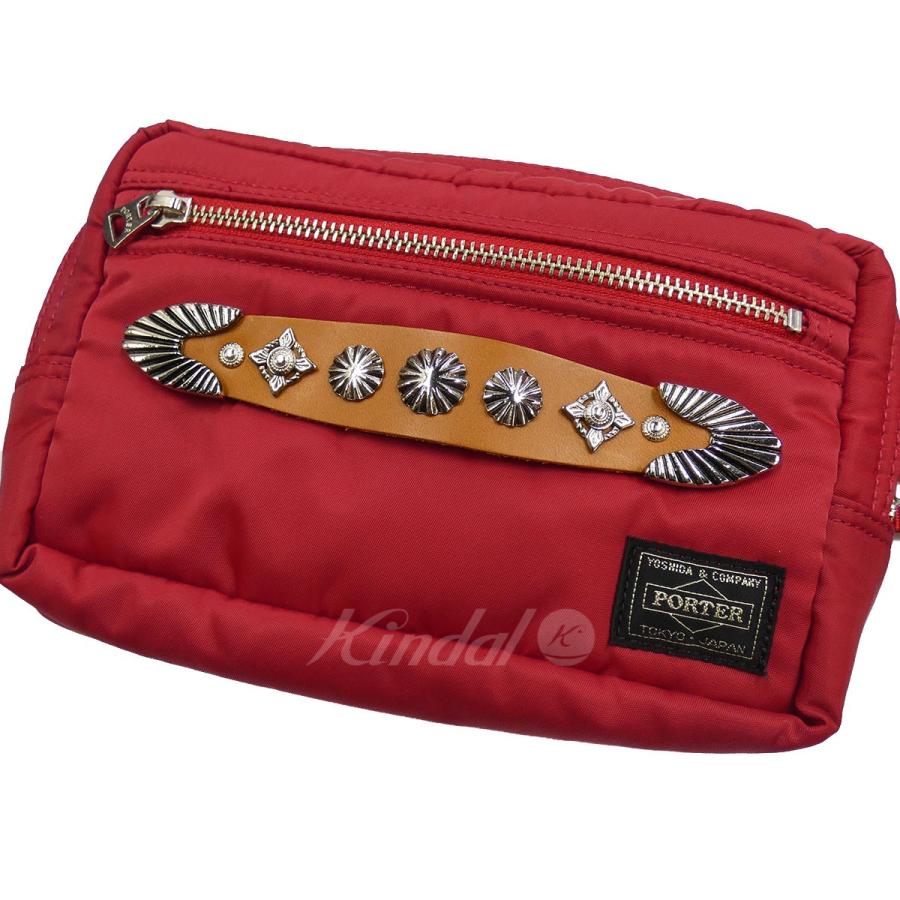 代引不可 4月19日値下 Toga Pulla Porter 19ss Belt Bag コンチョウエストポーチ レッド 新宿店 現金特価 Zoetalentsolutions Com