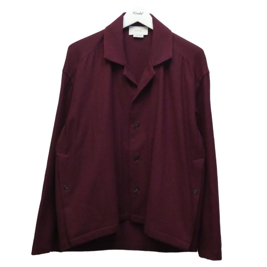 yoke 19awジャケット ヨーク YOKE 19AW PLAID WOOL CUT-OFF DRIZZLER JACKET ウール