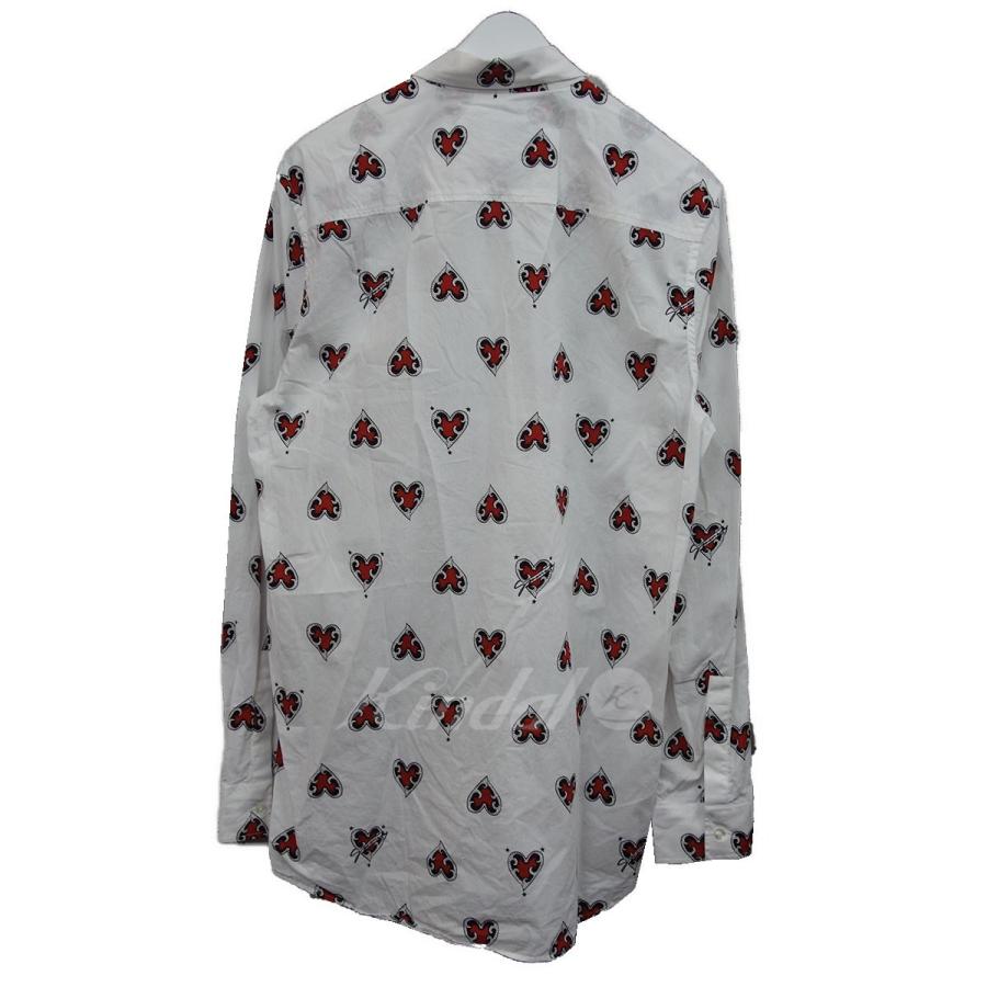 GIVENCHY 【2月21日値下】GIVENCHY BM609D11H7 ハート総柄シャツ  