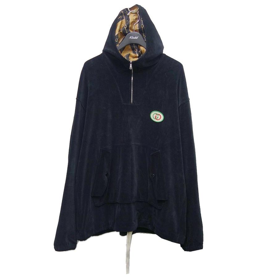 工房直送価格 Gucci 19ss シェ二ールggワッペンハーフジップベロアパーカー ブラック サイズ S 新宿店annex ブランド古着カインドオル 通販 Yahoo ショッピング ランキング受賞 Www Hazle Com