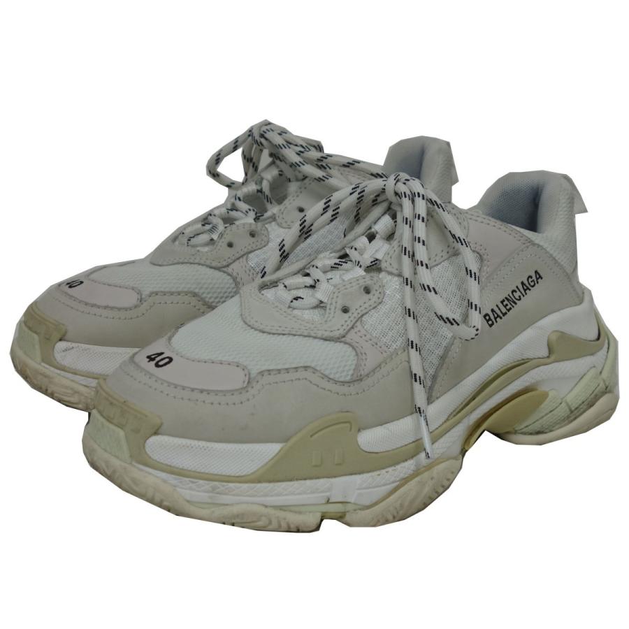 あすつく バレンシアガ Mens Sh 新宿店annex サイズ 40 ホワイト トリプルエススニーカー S Triple 19ss 9月9日値下 Balenciaga シューズ