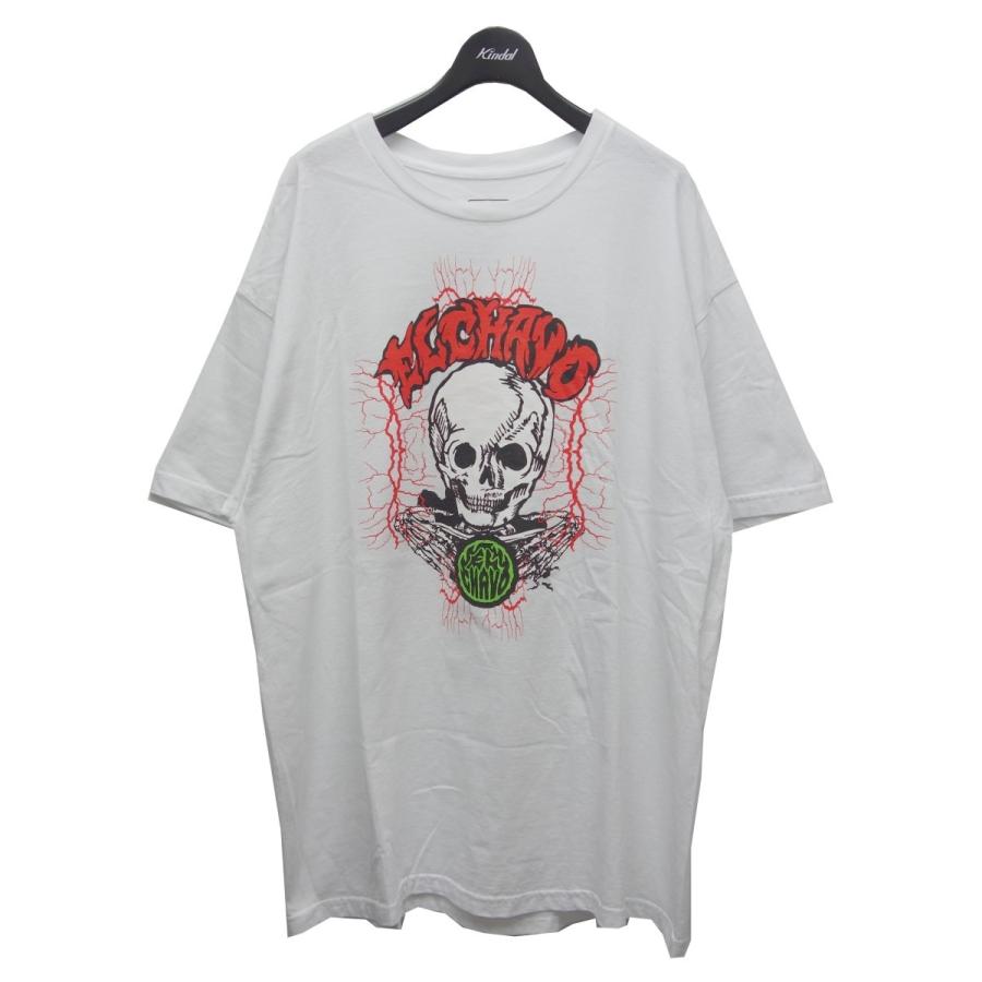 値下げ】MASSES×M＆M 「ELCHAVO T-SHIRTS」スカルプリントTシャツ 
