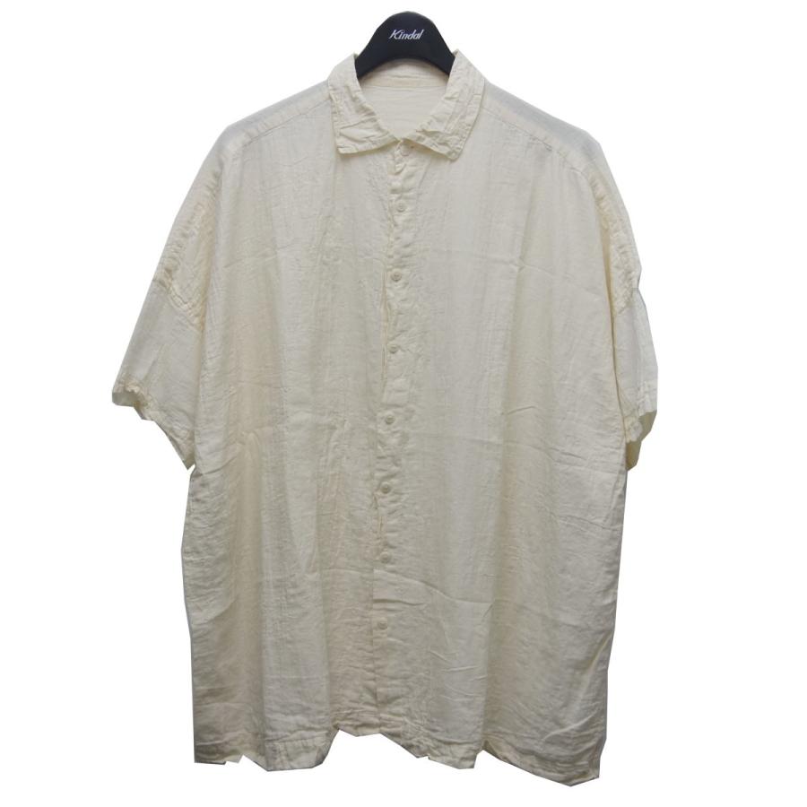 値下げ】casey casey 20SS「SQUARE SHIRT」スクエアシャツ アイボリー 