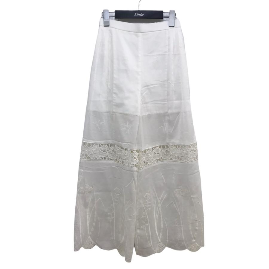 値下げ】mame kurogouchi 21SS ボタニカルエンブロイダリーシルク  