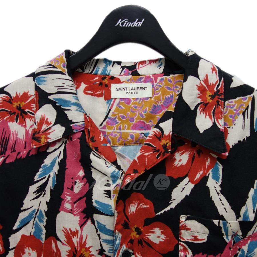 SAINT LAURENT PARIS 21SS アロハシャツ マルチカラー サイズ