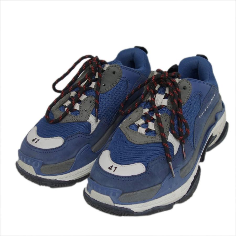 人気絶頂 Mens Sh バレンシアガ Balenciaga 新宿店annex サイズ 41 ブルー S トリプルsスニーカー Triple シューズ Www Reinnec Cl