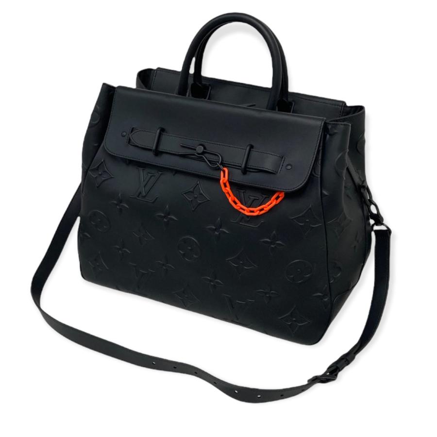 値下げ Louis Vuitton 21aw スティーマ トート ブランド古着カインドオル メンズファッション 新宿店annex Louis 2wayモノグラムカウハイドトートバッグ バッグ ブラック ベスト