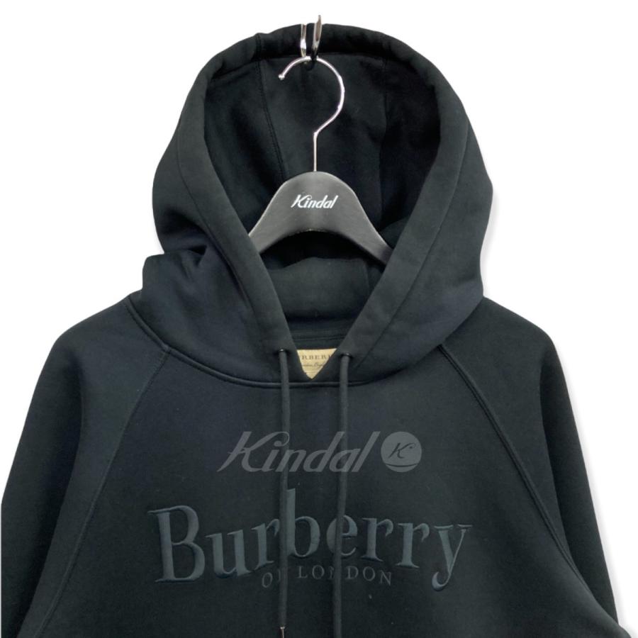 最終値下げ】BURBERRY ロゴ パーカー 黒
