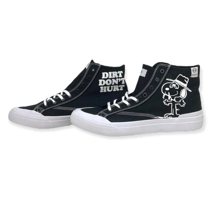 【値下げ】HUF×PEANUTS 「CLASSIC HI PEANUTS」 ハイカットスニーカー ブラック サイズ：27．5ｃｍ (EC)｜kindal｜02