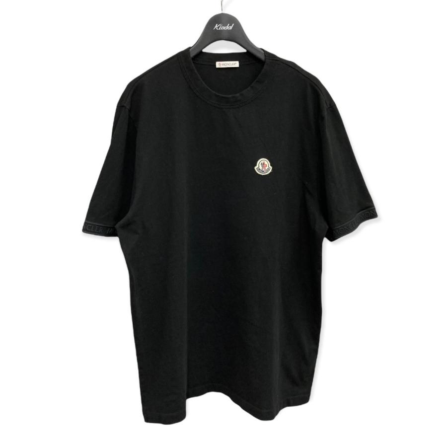 MONCLER 21AW 袖ラバーロゴワッペンTシャツ ブラック サイズ：L (新宿 
