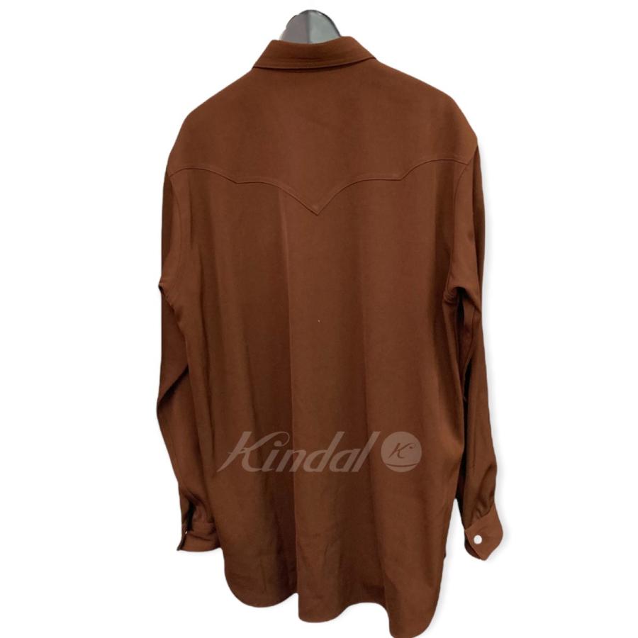 unfil 【値下げ】UNFIL 19AW 「WOOL GABARDINE WESTERN SHIRT」 ボタン 