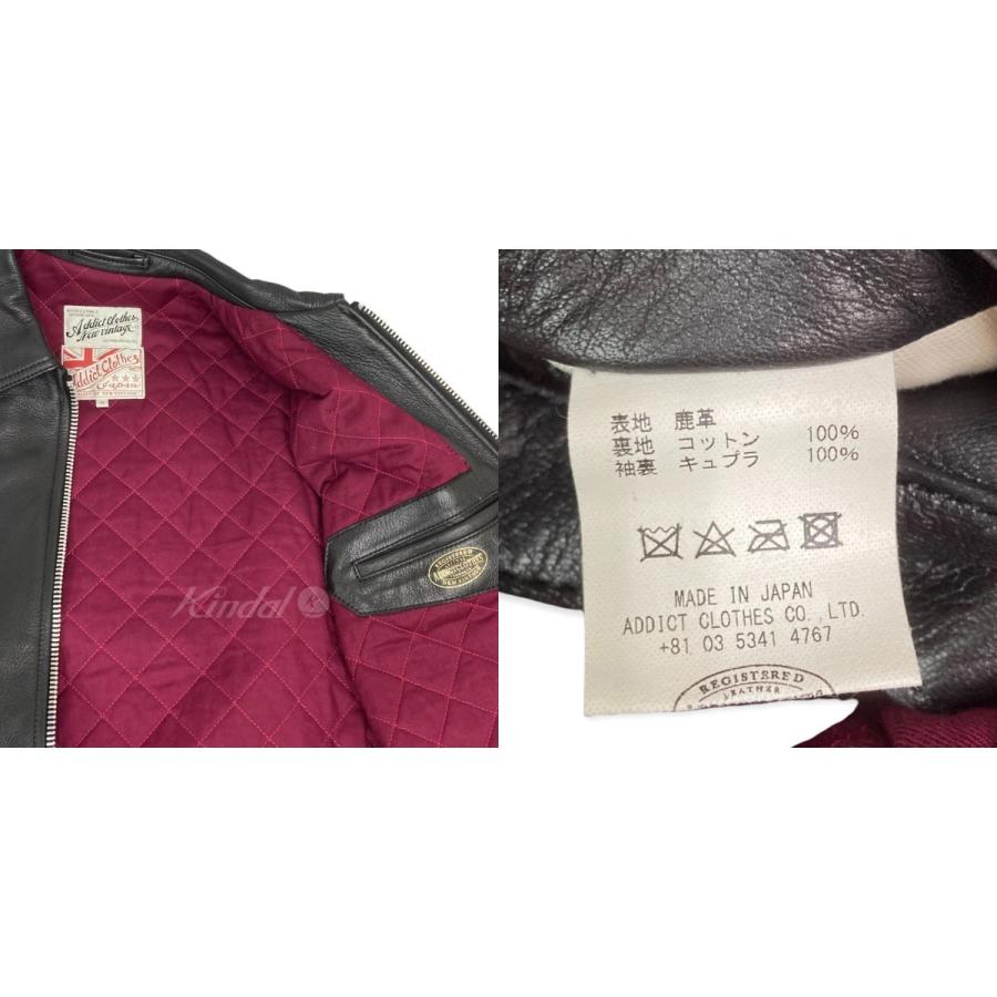アディクト ADDICT CLOTHES 「AD01」ディアスキンシングル アディクト ADDICT CLOTHES 「AD01」ディアスキンシングル