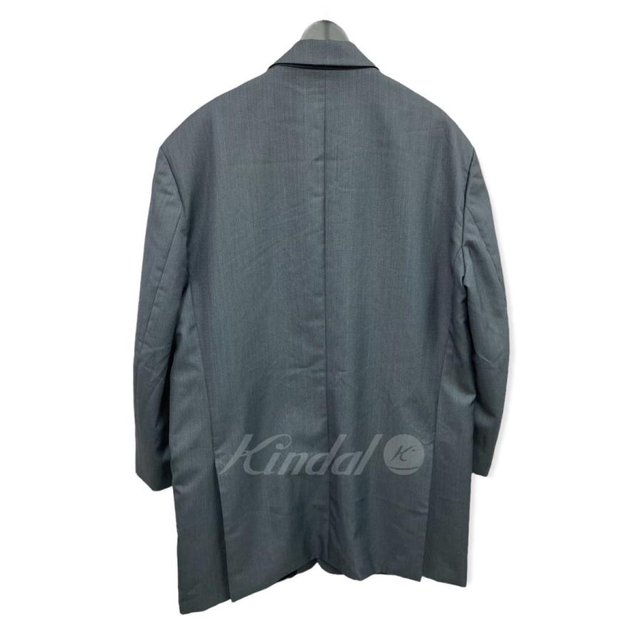 値下げ】VETEMENTS ロゴテーラードジャケット グレー サイズ：XS (新宿  