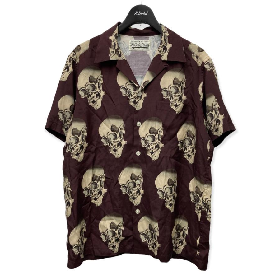 WACKO MARIA スカル柄 半袖シャツ M WACKO MARIA スカル柄 半袖シャツ M